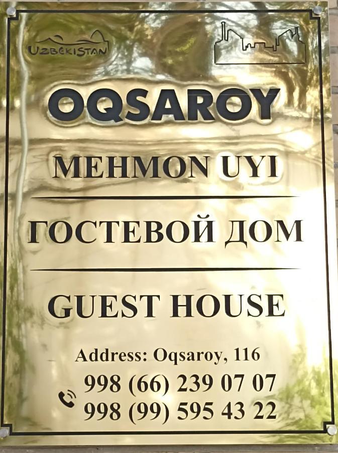Oqsaroy Samarkand Guest House 외부 사진